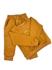 PACK JOGGER CAMEL / POLERON PUDÚ CAMEL