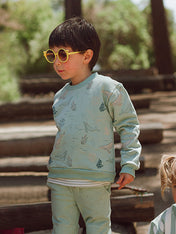 PACK JOGGER CEMENTO / POLERON  BALLENA JOROBADA CEMENTO