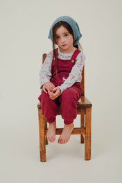 PACK JARDINERA TINTO / POLERA ZORRITO TERRACOTA