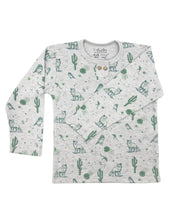 PACK JOGGER CEMENTO / POLERA ZORRITO CULPEO VERDE