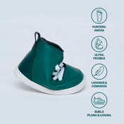 RUMI VERDE | BOTÍN BAREFOOT KIDS (stickers 🎁)