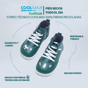 RUMI VERDE | BOTÍN BAREFOOT KIDS (stickers 🎁)