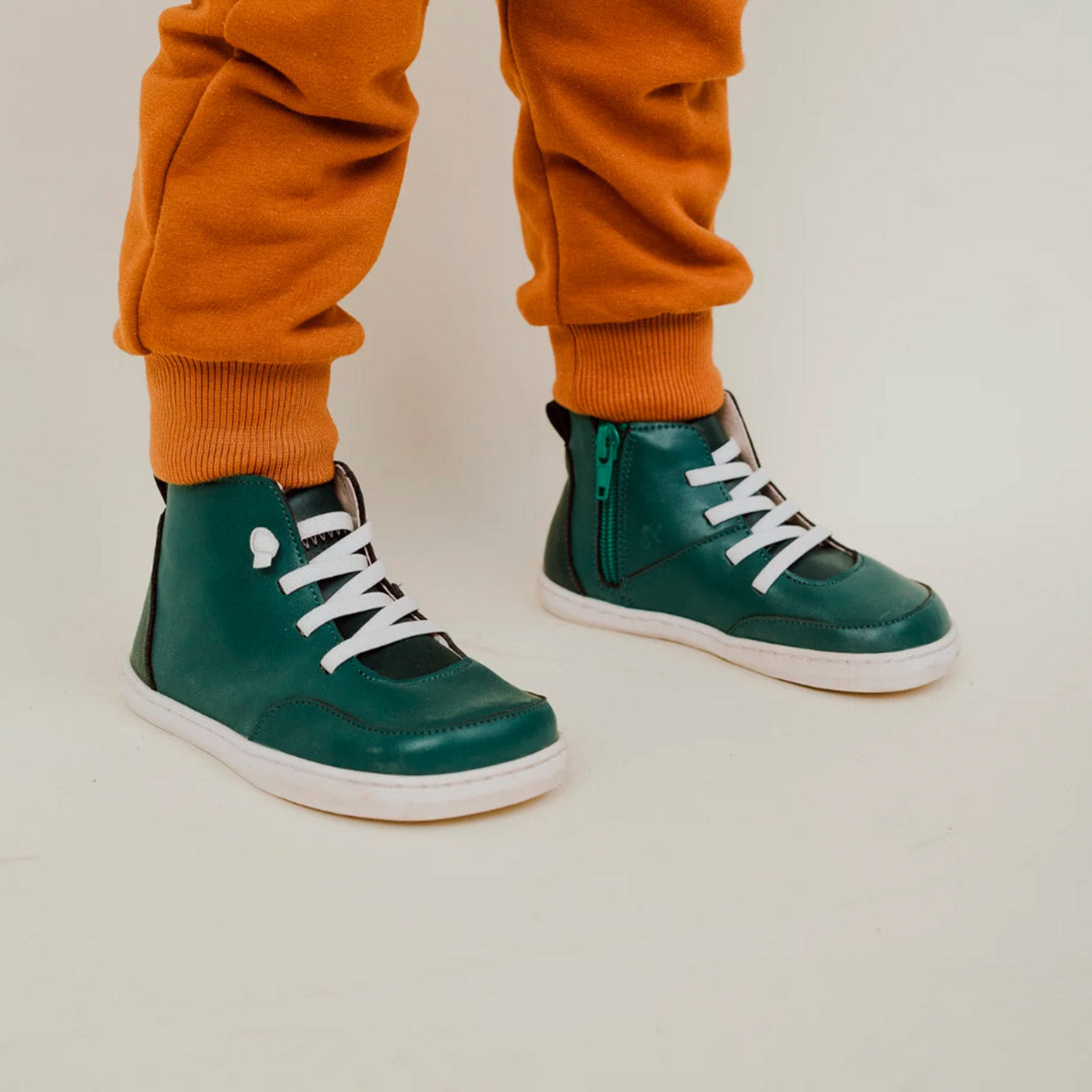 RUMI VERDE | BOTÍN BAREFOOT KIDS (stickers 🎁)