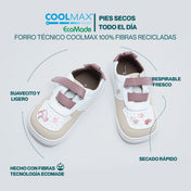 SUKI ARENA | ZAPATILLA BAREFOOT KIDS (velcros extra en tinto + stickers de 🎁)