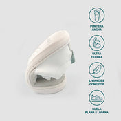 SUKI GRIS | ZAPATILLA BAREFOOT KIDS (velcros extra en mostaza + stickers de 🎁)