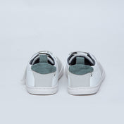 SUKI GRIS | ZAPATILLA BAREFOOT KIDS (velcros extra en mostaza + stickers de 🎁)