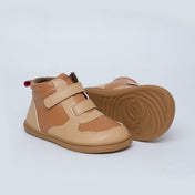TAKU CAFÉ | BOTÍN BAREFOOT KIDS (velcros extra en burdeo + stickers de 🎁)