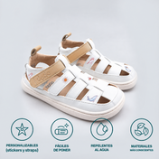 FILI BLANCA (velcro extra beige y stickers de 🎁)