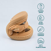 FILI CAMEL (velcro extra amarillo, plantilla y stickers 🎁)