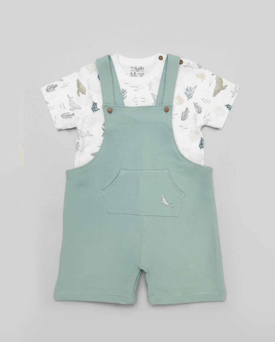 PACK BALLENA / JARDINERA + POLERA